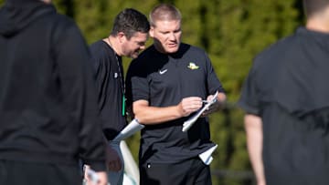 Tosh Lupoi and Dan Lanning coached together at Alabama, reuniting at Oregon in January 2022.