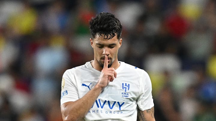 Marcos Leonardo fez o 2 a 0 do Al-Hilal para cima do Pachuca Marcos Leonardo fez o 2 a 0 do Al-Hilal para cima do Pachuca