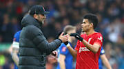 Die Chemie stimmt: Jürgen Klopp und Liverpool-Neuzugang Luis Diaz