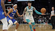 Charlotte Hornets guard LaMelo Ball.