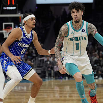Charlotte Hornets guard LaMelo Ball.