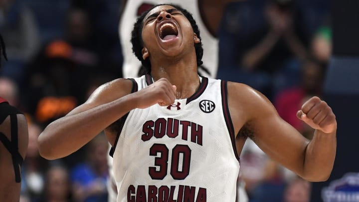 South Carolina basketball sophomore Collin Murray-Boyles