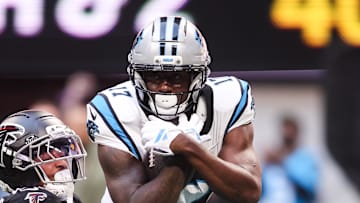 Carolina Panthers wide receiver Xavier Legette