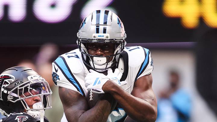 Carolina Panthers wide receiver Xavier Legette