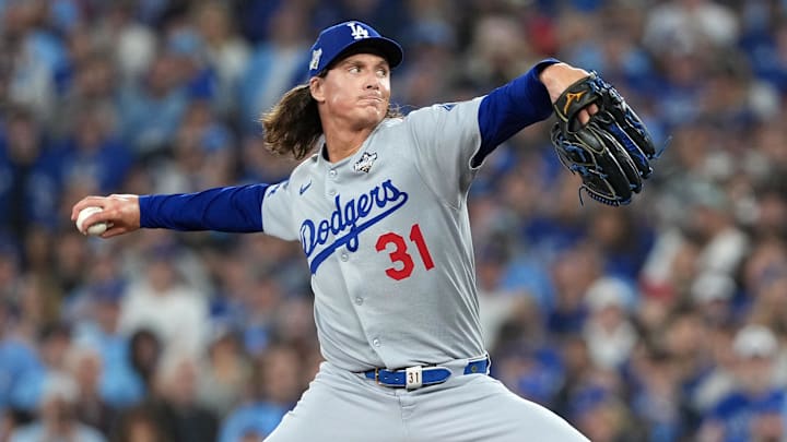 The Los Angeles Dodgers would consider moving starting pitcher Tyler Glasnow in the right deal. The Los Angeles Dodgers would consider moving starting pitcher Tyler Glasnow in the right deal.