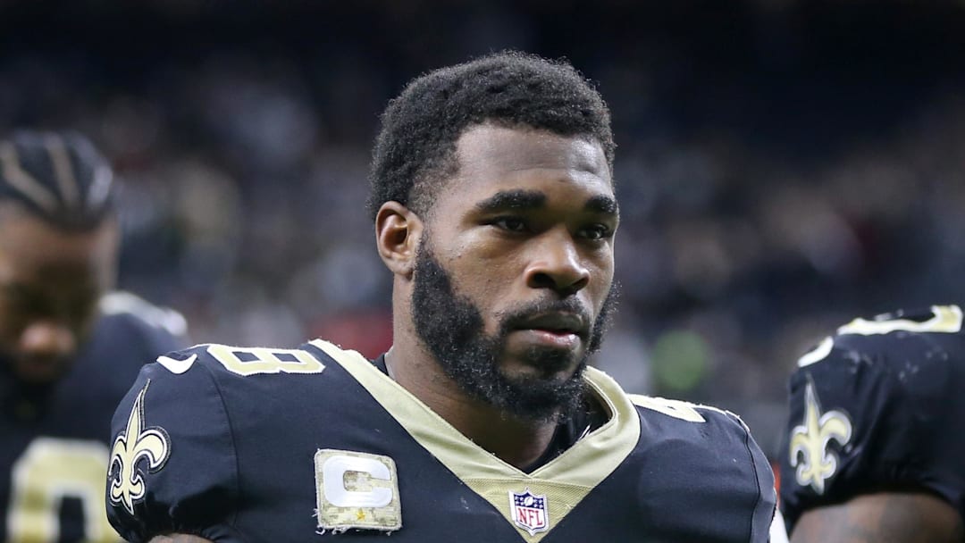 New Orleans Saints defensive back J.T. Gray