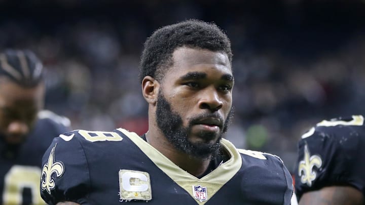 New Orleans Saints defensive back J.T. Gray