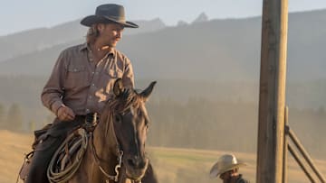 Y: MARSHALS (working title) (Premieres Sundays, Mid-Season, 9:00-10:00 PM), stars Luke Grimes as Kayce Dutton. With the Yellowstone Ranch behind him, Dutton joins an elite unit of U.S. Marshals, combining his skills as a cowboy and Navy SEAL to bring range justice to Montana, where he and his teammates must balance family, duty, and the high psychological cost that comes with serving as the last line of defense in the region's war on violence. Pictured: Luke Grimes as Kayce Dutton. Photo:
