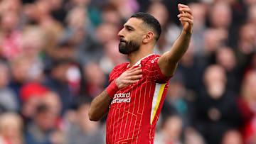 Mohamed Salah was at the double against Southampton