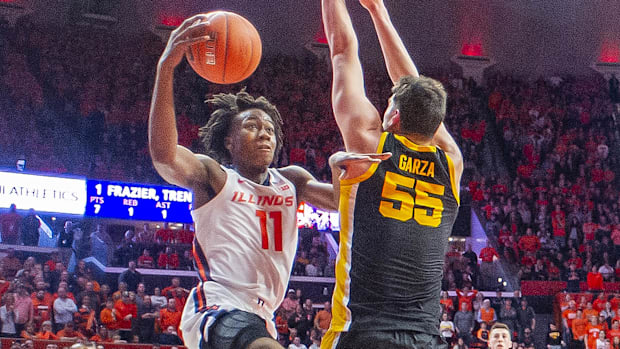 Illini Ayo Dosunmu custody leads to the center of Iowa Matt Garza