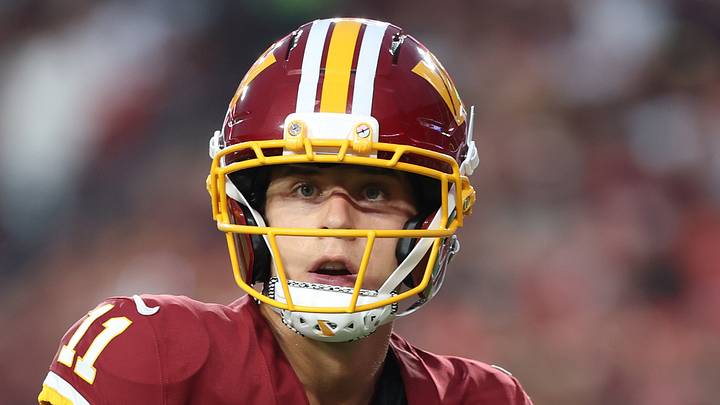 Washington Commanders wide receiver Luke McCaffrey