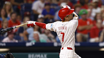 Philadelphia Phillies shortstop Trea Turner hit the team's longest home run of 2024