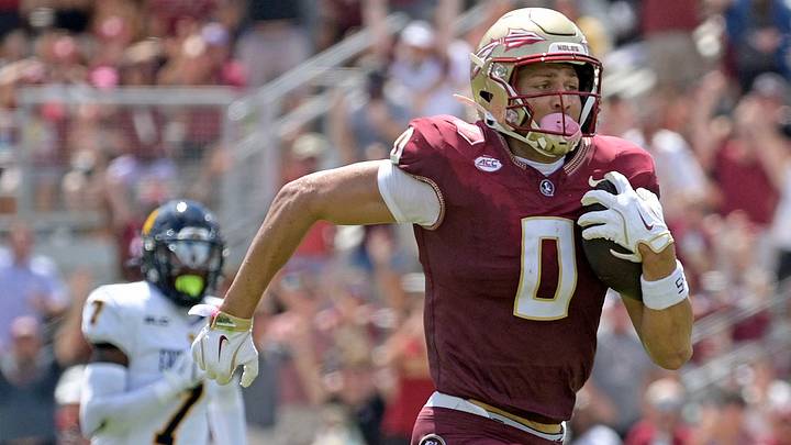 Florida State Seminoles wide receiver Duce Robinson (0)