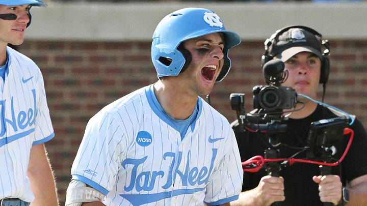 North Carolina Tar Heels infielder Jake Schaffner