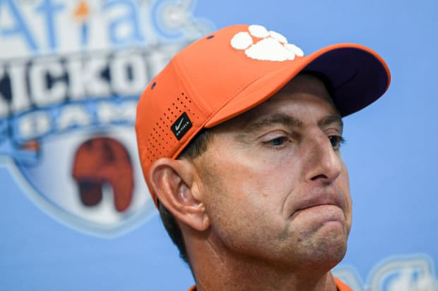 Swinney took responsibility for the Tigers’ loss.