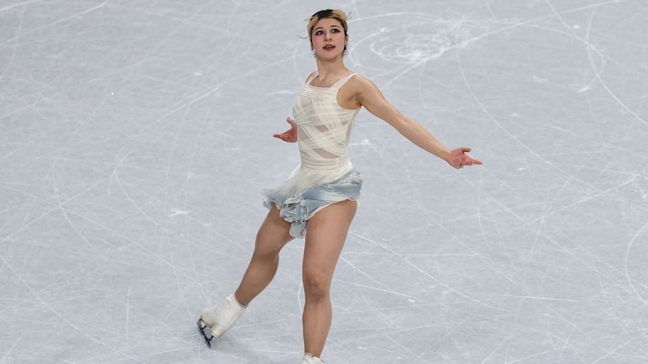 Alysia Liu in short program at Milan Cortina Olympics