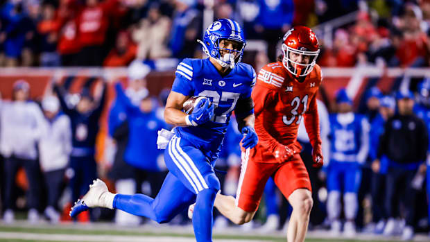 BYU running back LJ Martin against Utah