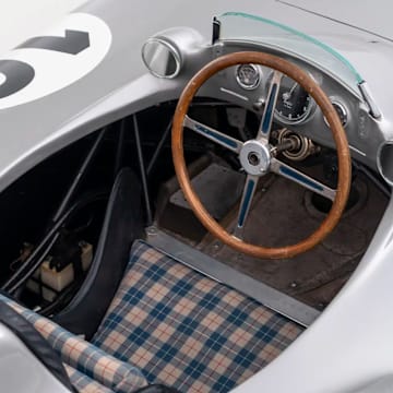 The inside of the 1954 Mercedes-Benz W 196 R Stromlinienwagen