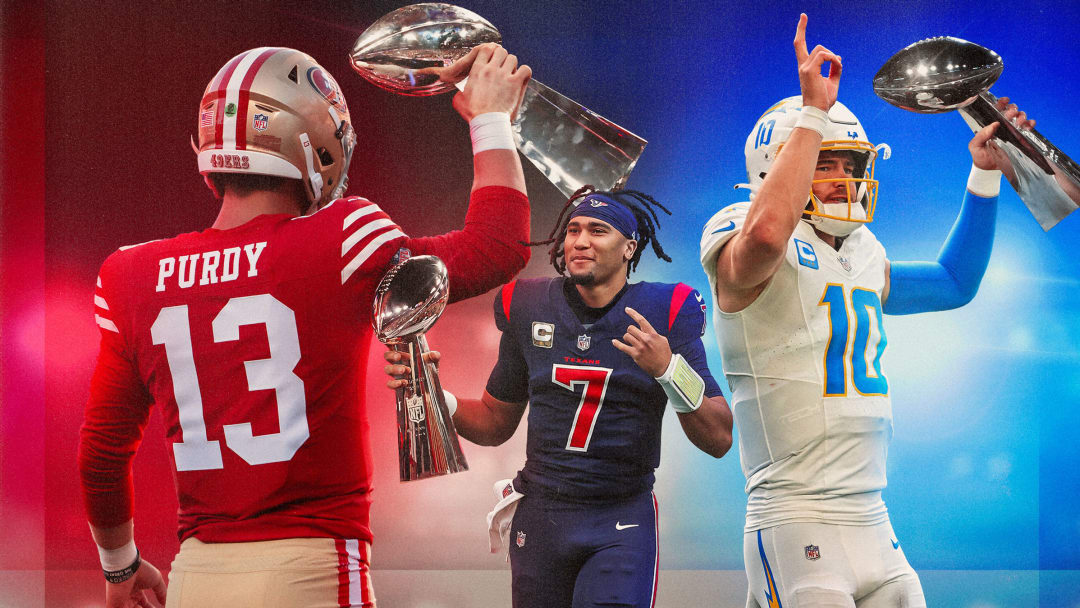 Which quarterbacks will hold the Lombardi Trophy for the first time within the next five years?