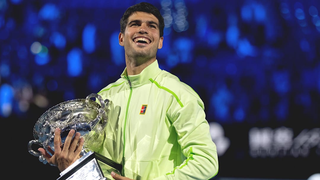 Carlos Alcaraz claimed his first Australian Open title, marking his seventh major win. 