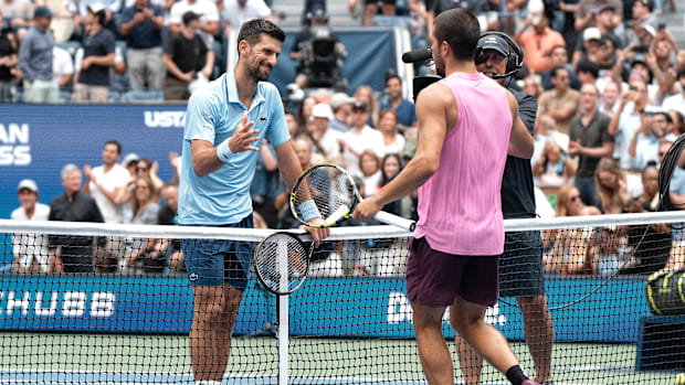 Novak Djokovic fell to Carlos Alcaraz in the semifinals of the 2025 U.S. Open.