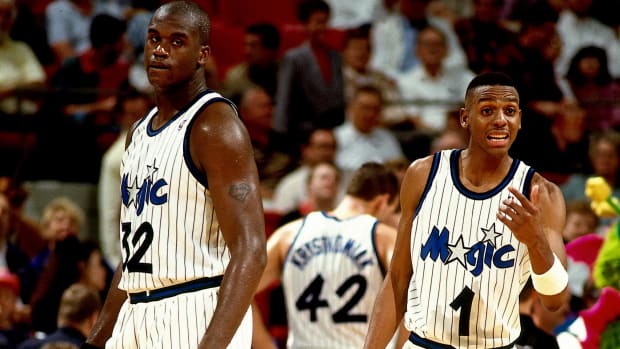 Shaquille O'Neal and Penny Hardaway.