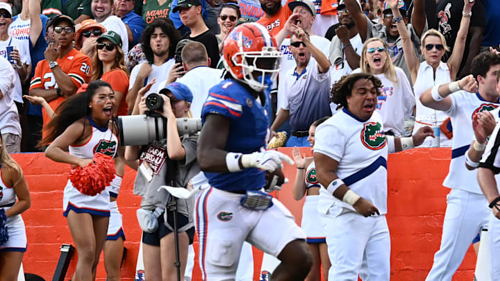 Florida Gators running back Montrell Johnson Jr. looked 100% recovered from his knee procedure, scoring a long touchdown vs. Miami