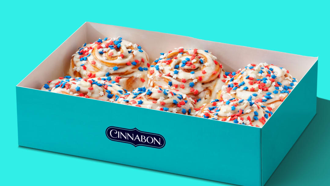 Trade Sparklers for Sprinkles with Cinnabon - NEW CinnaPacks for 7/4
