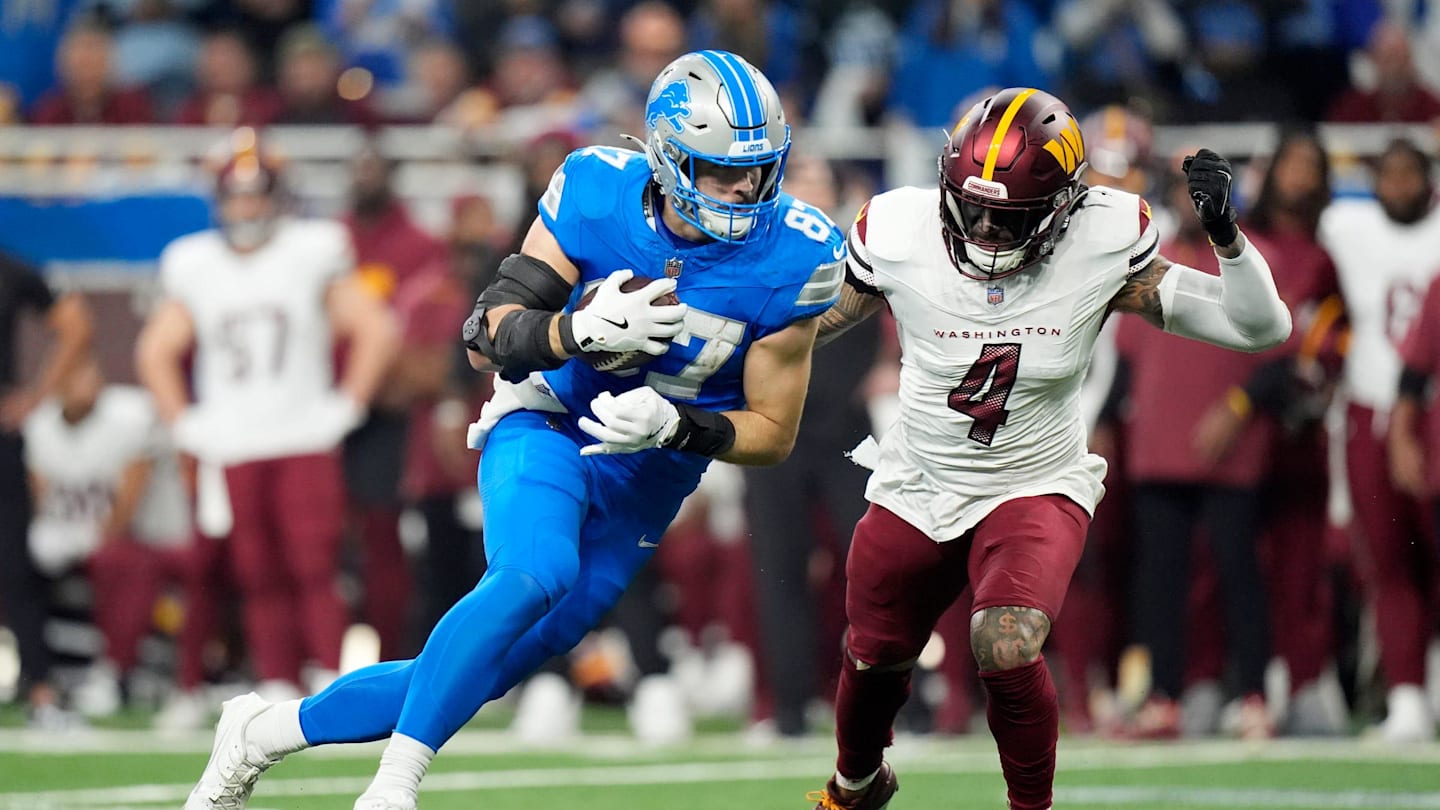 NFL penalizes Commanders LB following hit on Lions’ Jared Goff
