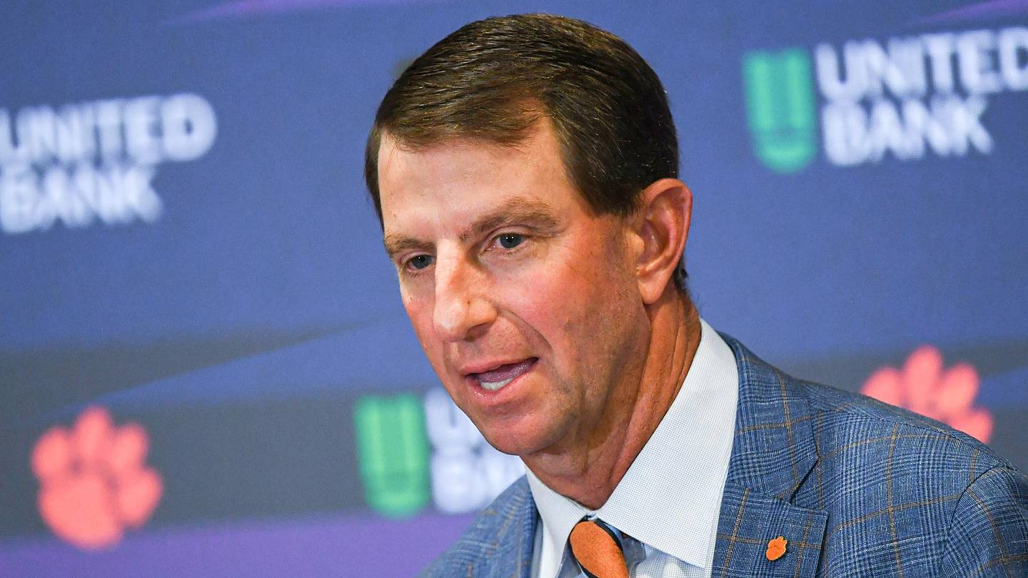 Clemson Football Coach Dabo Swinney 'Hates NIL' Claims Former Clemson Letterman