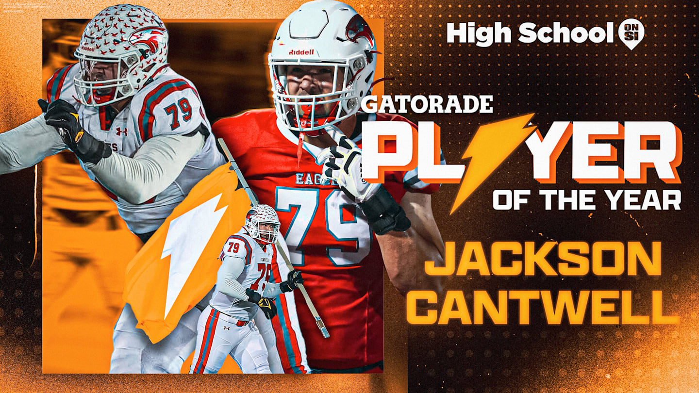 Jackson Cantwell Receives Gatorade National Football Player of the Year Award