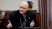Archbishop of Detroit Edward Weisenburger talks with the media about new Pope, Robert Prevost who will go by Pope Leo XIV