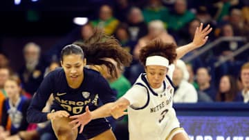 Notre Dame junior Hannah Hidalgo (3) 