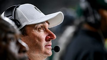 Michigan State's head coach Jonathan Smith 