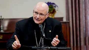 Archbishop of Detroit Edward Weisenburger talks with the media about new Pope, Robert Prevost who will go by Pope Leo XIV
