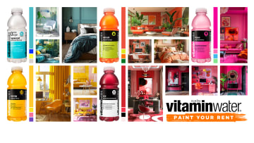 vitaminwater Paint Your Rent Moodboard