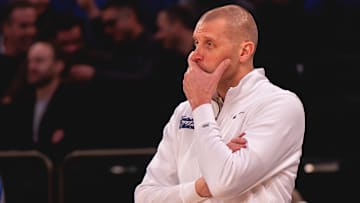 Kentucky coach Mark Pope looks on during the Wildcats’ loss to Michigan State in the Champions Classic.