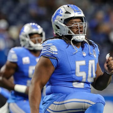 Detroit Lions defensive tackle Alim McNeill (54)