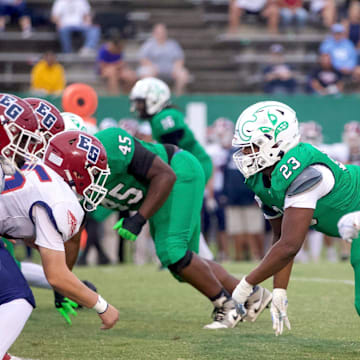 Images from Ashbrook's 50-7 win over East Gaston in North Carolina high school football on Sept. 12, 2024.