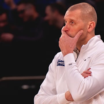 Kentucky coach Mark Pope looks on during the Wildcats’ loss to Michigan State in the Champions Classic.