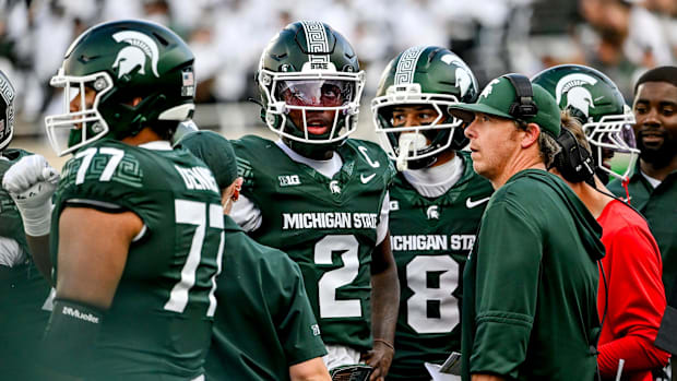 USC Trojans Jayden Maiaiva Big Ten Michigan State live score updates Ja'Kobi Lane Aidan Chiles Lincoln Riley Touchdown