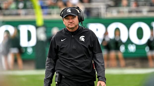 Michigan State Spartans coach Jonathan Smith.