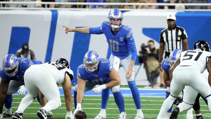 Detroit Lions quarterback Nate Sudfeld 