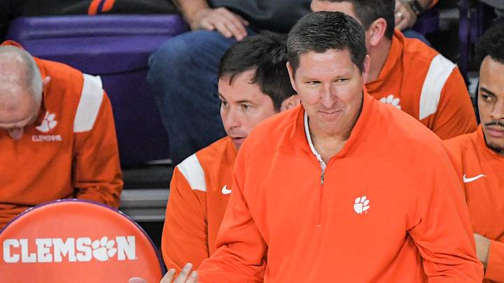 Clemson Head Coach Brad Brownell during the second half at Littlejohn Coliseum Friday, December 2, 2022.

Clemson Basketball Vs Wake Forest University Acc