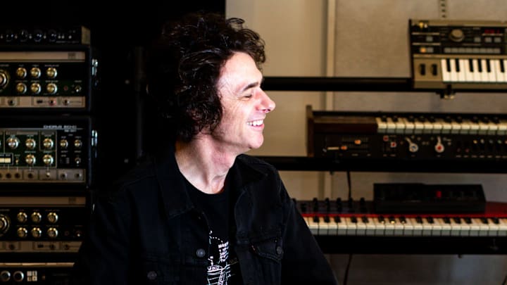 Matt Mahaffey poses for a portrait at his recording studio in Nashville, Tennessee.