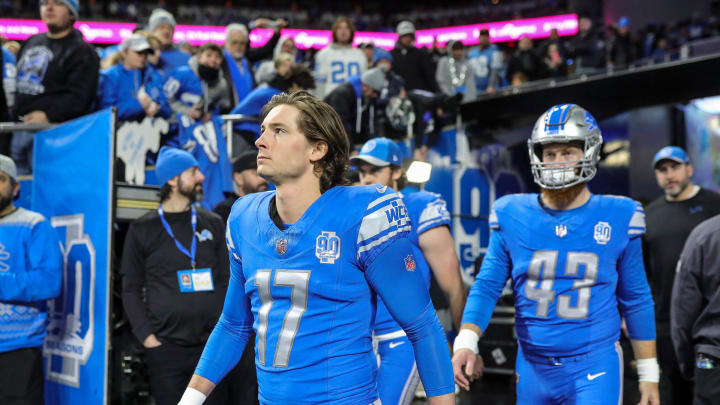 Lions kicker Michael Badgley.