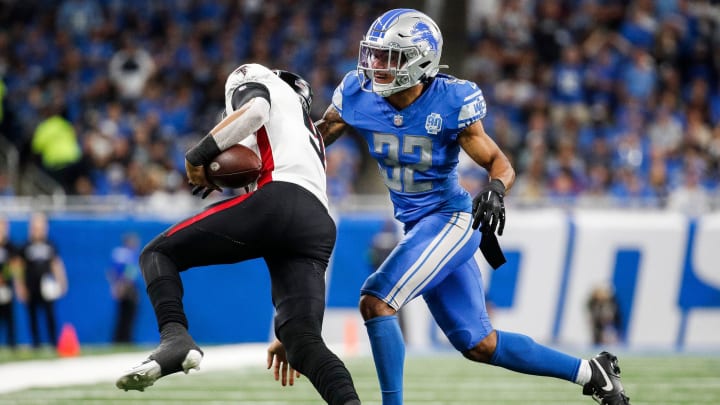 Detroit Lions safety Brian Branch (32) 