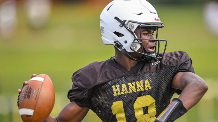 T.L. Hanna High quarterback Brandon Cunningham returns to lead a Yellow Jackets' team which is favored in Class AAAAA, Region 1.