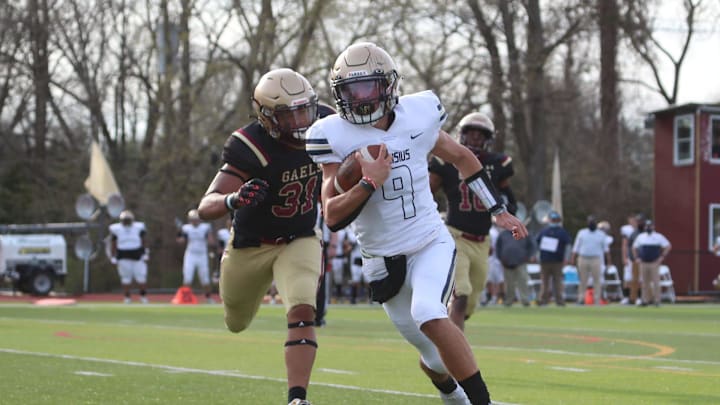 Iona Prep defeats Canisius 56-7 at Iona Prep High School in New Rochelle on Saturday, April 10, 2021.

Canisius V Iona Prep Football