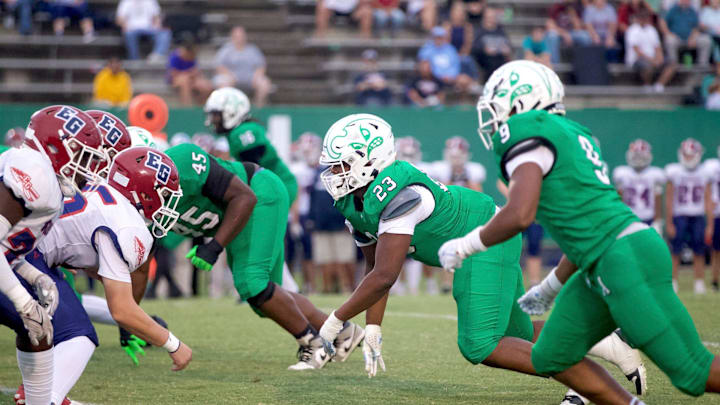 Images from Ashbrook's 50-7 win over East Gaston in North Carolina high school football on Sept. 12, 2024.